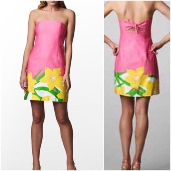 Lilly Pulitzer Franco Dancing Daffodils dress
